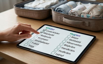 Packlista för resa – barn 0–5 år