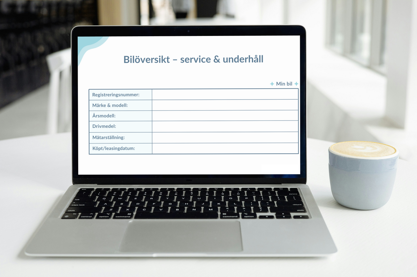 Bilöversikt – service & underhåll