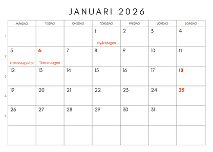 Kalender Original 2026